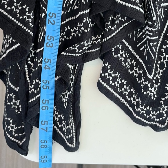 Bila Boho Printed Handkerchief Sz L Sleeveless Maxi Dress - Picture 7 of 12